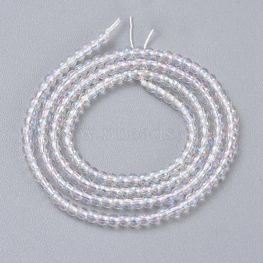 Electroplate Glass Beads Strands(X-EGLA-I013-2mm-AB01)-2