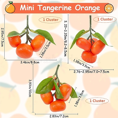 3Pcs 3 Styles Foam Artificial Fruit Model(DJEW-CN0001-31)-2