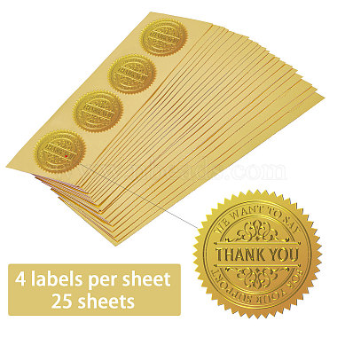 Self Adhesive Gold Foil Embossed Stickers(DIY-WH0211-361)-3
