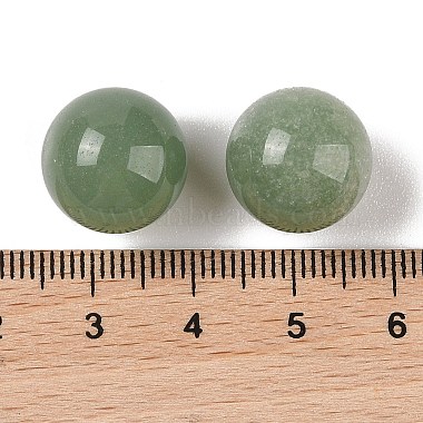 Natural Green Aventurine No Hole Sphere Beads(G-K353-04C-02)-3