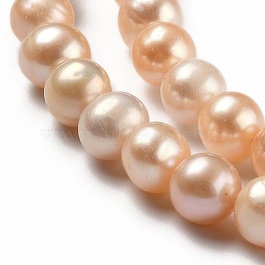 Natural Cultured Freshwater Pearl Beads Strands(PEAR-L033-08B-01)-2