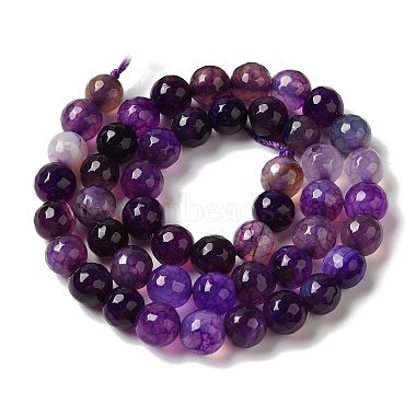 Dyed & Heated Natural Dragon Veins Agate Beads Strands(G-P539-A01-18)-3