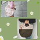 6Pcs 6 Style Carrot & Flower & Heart & Lollypop Rabbit Enamel Pins(JBR087A)-3