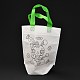 Rectangle Non-Woven DIY Environmental Scribble Bags(DIY-B030-01)-3