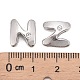 Alphabet Slide-On Charms für Armband Armband machen(ALRI-O012-N-NR)-3