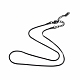 304 collier chaîne serpent ronde en acier inoxydable pour homme femme(NJEW-K245-012B)-1