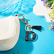 1Pc Resin Letter Keychains(KEYC-TADJ0001-09D)-5