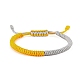 bracelet tressé en fils de nylon(BJEW-SW00058-1)-1