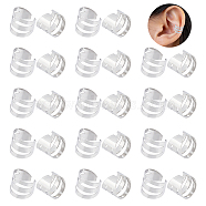 Unicraftale 50Pcs 304 Stainless Steel Ear Cuff Findings, with Hole, Stainless Steel Color, 10x10mm, Hole: 1mm(STAS-UN0037-24)