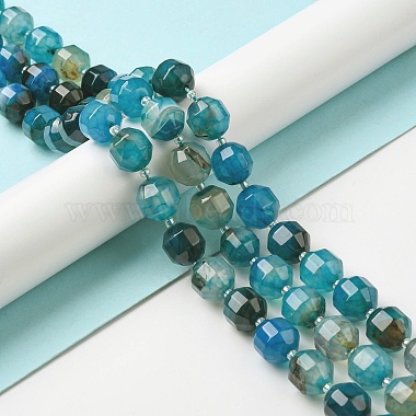 Natural Agate Beads Strands(G-C039-D05)-2
