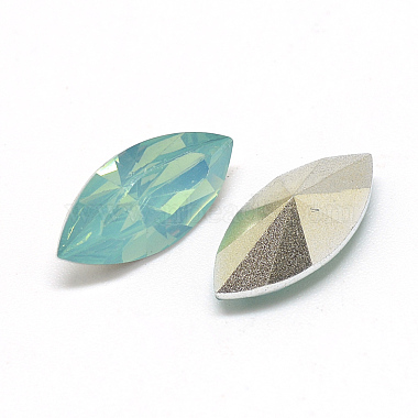 Pointed Back Resin Rhinestone Cabochons(RESI-T016-5x10mm-A20)-2