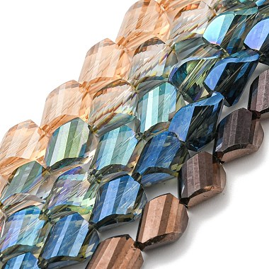 Electroplate Glass Beads Strands(EGLA-G018-L)-2
