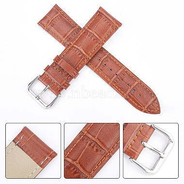 bracelets de montre en cuir gorgecraft(WACH-GF0001-002C-02)-3