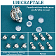 Unicraftale – boucles d'oreilles demi-rondes en laiton(KK-UN0001-91P)-5