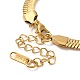 Ion Plating(IP) 304 Stainless Steel Herringbone Chain Bracelet for Men Women(BJEW-E058-01E-G)-3