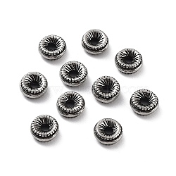 316 Surgical Stainless Steel Beads, Rondelle, Antique Silver, 7.5x3mm, Hole: 2mm(STAS-K276-21AS)