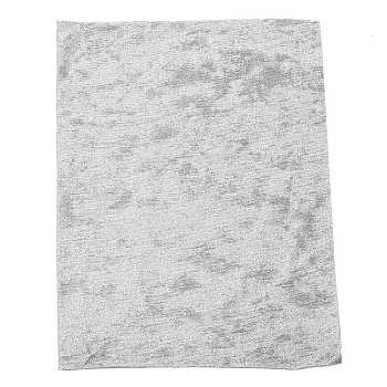 Flannel Fabric, Sofa Cover, Garment Accessories, Rectangle, Dark Gray, 29~30x19~20x0.05cm
