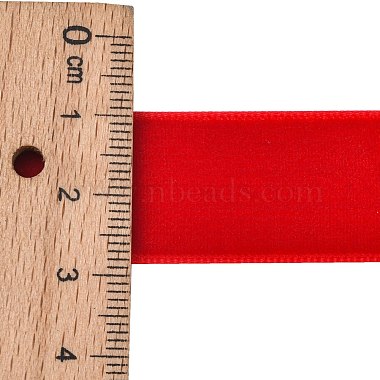 3/4 inch Single Face Velvet Ribbon(OCOR-R019-19.1mm-045)-2