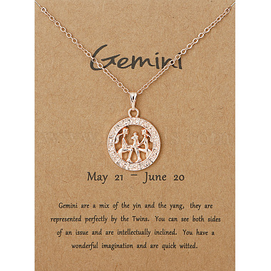 Gemini Alloy Necklaces