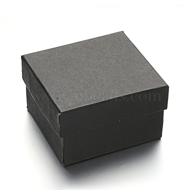 Black Rectangle Paper Watch Box