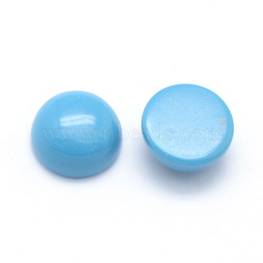 Cabochons en turquoise synthétique(G-P393-R54-12MM)-2