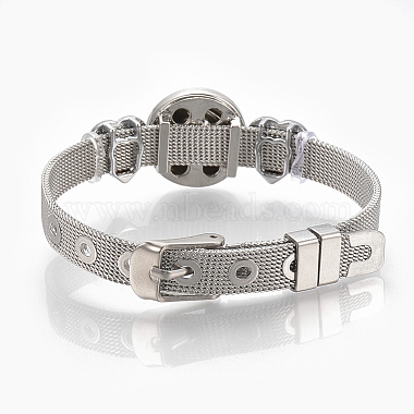 Alloy Rhinestone Snap Cord Bracelet Making(BJEW-S136-02)-6