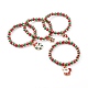 Christmas Theme Stretch Charm Bracelets for Kids(BJEW-JB06170)-1