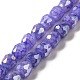Electroplate Glass Beads Strand(GLAA-G088-03D)-1