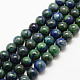 Natural Chrysocolla and Lapis Lazuli Beads Strands(G-G735-07-6mm)-1