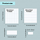 BENECREAT 10Pcs 2 Style Rectangle Blank Paper Self-Adhesive Present Stickers(DIY-BC0003-65)-3