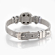 Alloy Rhinestone Snap Cord Bracelet Making(BJEW-S136-02)-6