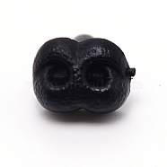 Plastic Safety Noses, Craft Nose, for DIY Doll Toys Puppet Plush Animal Making, Black, 17mm, Nose: 12x15mm, Hole: 2mm, Pin: 5mm(DIY-WH0196-26D-01)