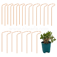 12Pcs 3 Styles Copper Plant Growth Support, Raw(Unplated), 200x30~80mm, 4pcs/style(DIY-NB00005)