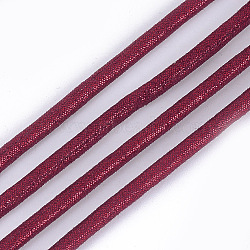 PU Leather Cords, FireBrick, 3mm, about 109.36 yards(100m)/bundle(LC-S018-06I)