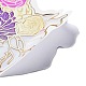 50Uds. pegatinas autoadhesivas de dibujos animados de PVC con forma de corazón humano floral(STIC-G001-06)-4