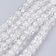 Spray Painted Crackle Glass Beads Strands(CCG-Q001-6mm-01)-1