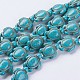 Synthetic Turquoise Beads Strands(G-E456-35A-15x18mm)-1