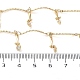 Handmade Brass Curved Bar Link Chains(KK-F871-61G)-2
