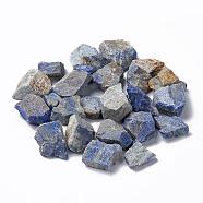 Rough Raw Natural Lapis Lazuli Beads, for Tumbling, Decoration, Polishing, Wire Wrapping, Wicca & Reiki Crystal Healing, No Hole/Undrilled, Nuggets, 30~50x27~38x10~28mm, about 33pcs/1000g(G-F710-01)