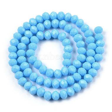 Opaque Solid Color Glass Beads Strands(EGLA-A034-P6mm-D23)-3