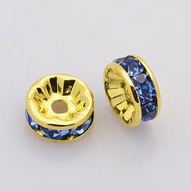 Brass Rhinestone Spacer Beads(RB-A014-Z6mm-04G)-2