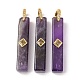 Natural Amethyst Pendants(GG-CBA51ED-01G-03)-1