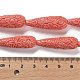brins de perles sculpt&eacute;es en corail synth&eacute;tique(CORA-C003-09A-03)-5