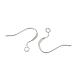 Brass Flat Ear Wire(KK-CBA57BD-09P)-2