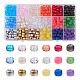 540Pcs 18 Colors Plastic Beads(KY-FS0001-13)-1
