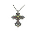 colliers à pendentif croix en strass(FK0815-6)-1