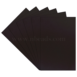 AHADERMAKER 6Sheet ABS Plastic Plates, Rectangle, Black, 301x199x0.5mm, 6sheets(KY-GA0001-16B)