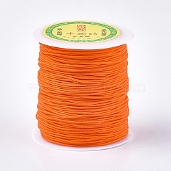 Nylon Thread, Dark Orange, 1.5mm, about 120.29 yards(110m)/roll(NWIR-S007-12)