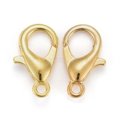 Zinc Alloy Lobster Claw Clasps(X-E105-G-NF)-3