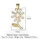 Brass Micro Pave Cubic Zirconia Pendants(ZIRC-OY001-46G)-2